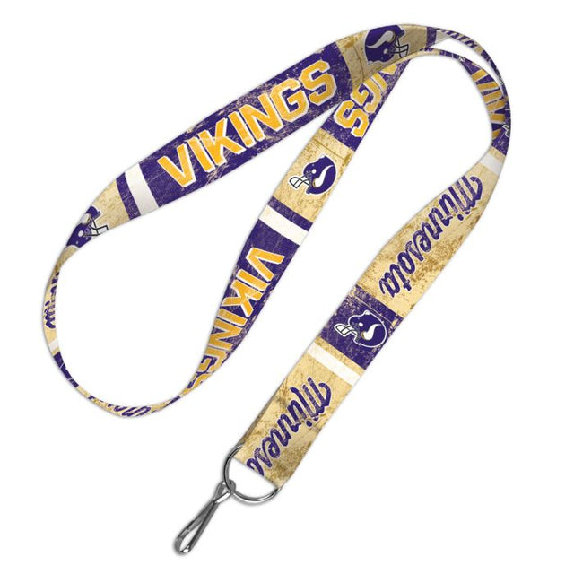 Minnesota Vikings / Classic Logo Retro Lanyard 1"