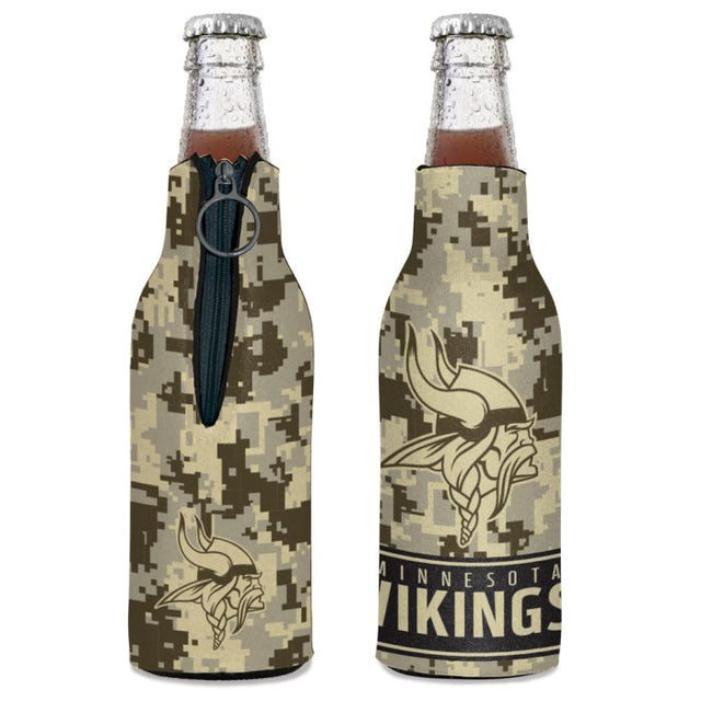 Minnesota Vikings DIGI CAMO Bottle Cooler