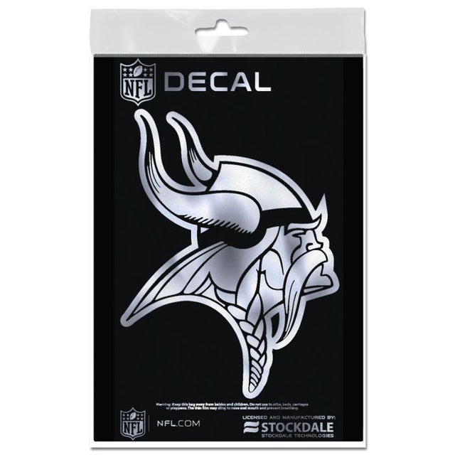 Minnesota Vikings Decal Metallic 3" x 5"