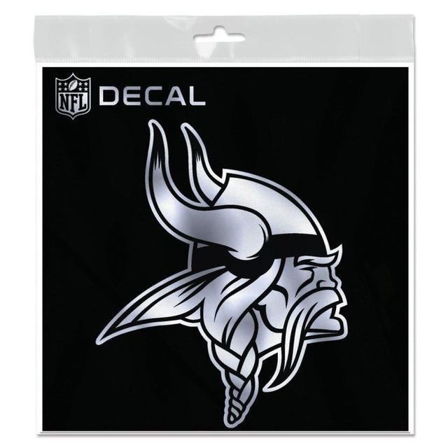 Minnesota Vikings Decal Metallic 6" x 6"