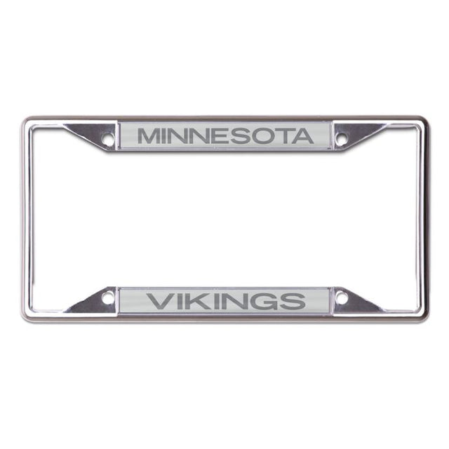 Minnesota Vikings FROSTED Lic Plt Frame S/S Printed