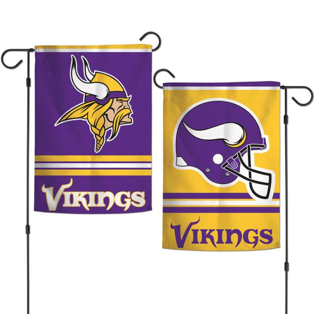 Minnesota Vikings Garden Flags 2 sided 12.5" x 18"