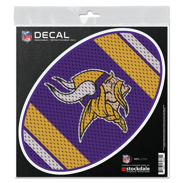 Minnesota Vikings JERSEY All Surface Decal 6" x 6"