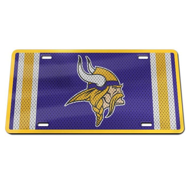 Minnesota Vikings JERSEY Specialty Acrylic License Plate