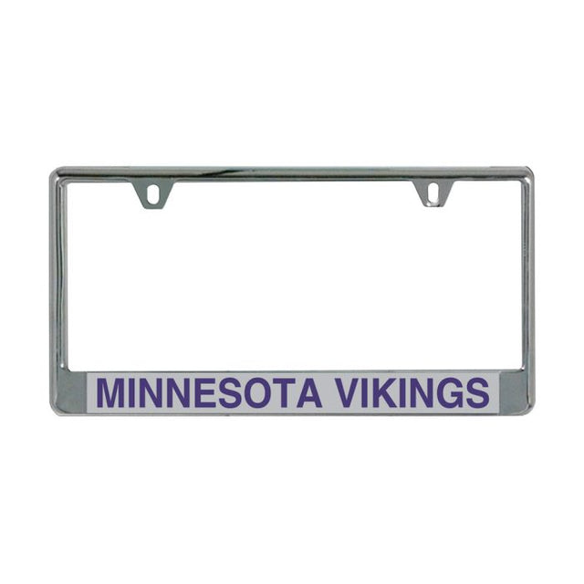 Minnesota Vikings Lic Plate Frame B/O Printed