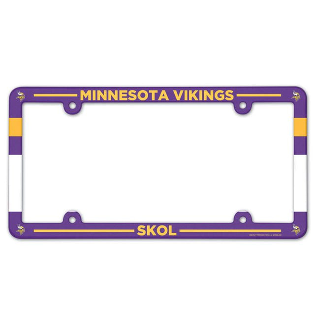 Minnesota Vikings Lic Plate Frame Full Color