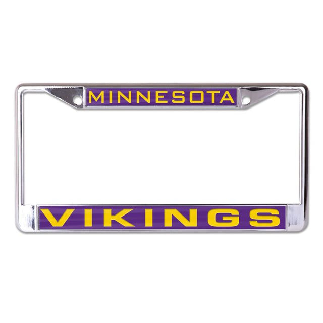 Minnesota Vikings Lic Plt Frame S/L Printed