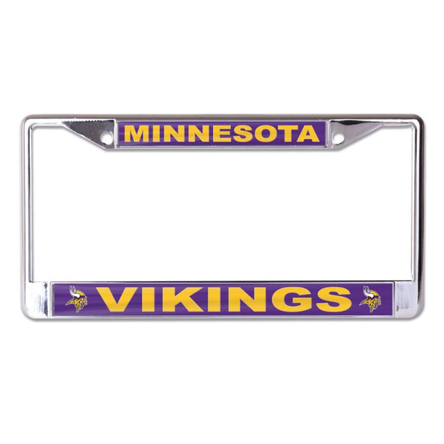 Minnesota Vikings Lic Plt Frame S/L Printed