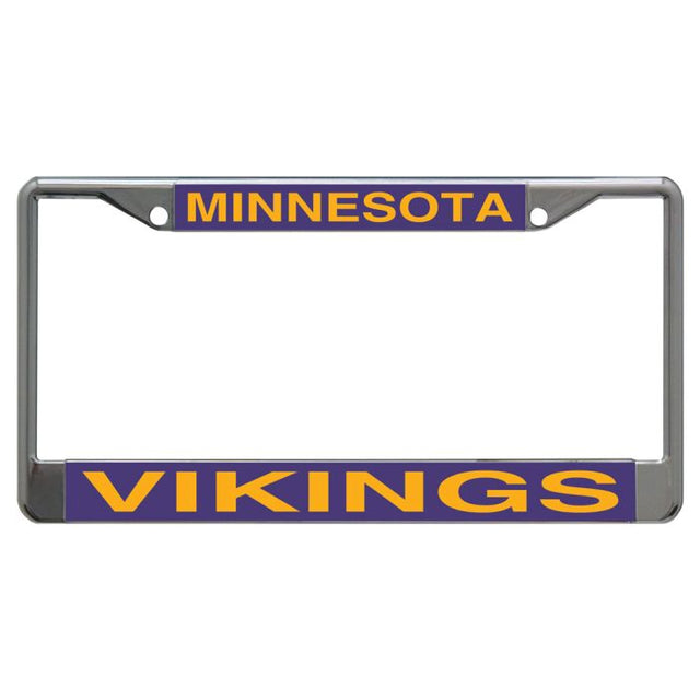 Minnesota Vikings Lic Plt Frame S/L Printed