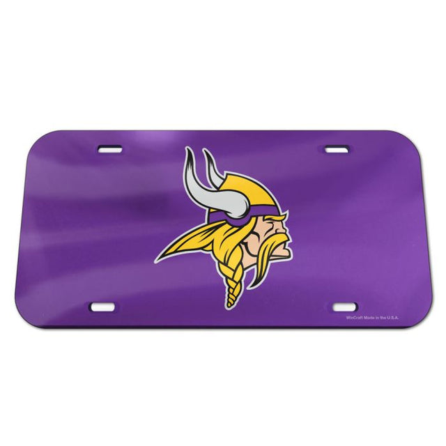 Minnesota Vikings Logo Specialty Acrylic License Plate