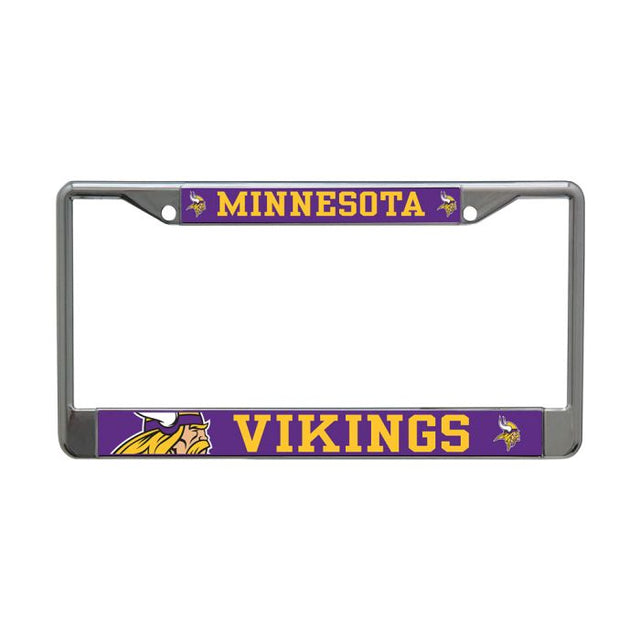 Minnesota Vikings MEGA Lic Plt Frame S/L Printed