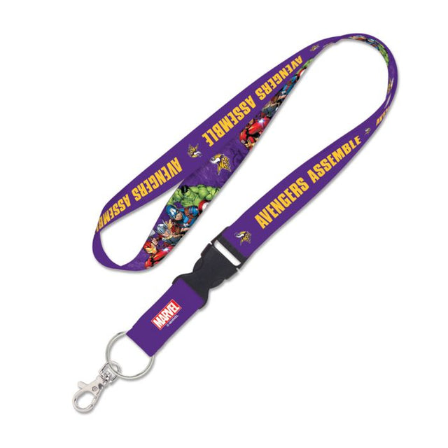 Minnesota Vikings / Marvel (C) 2021 Marvel Lanyard w/detachable buckle 1"