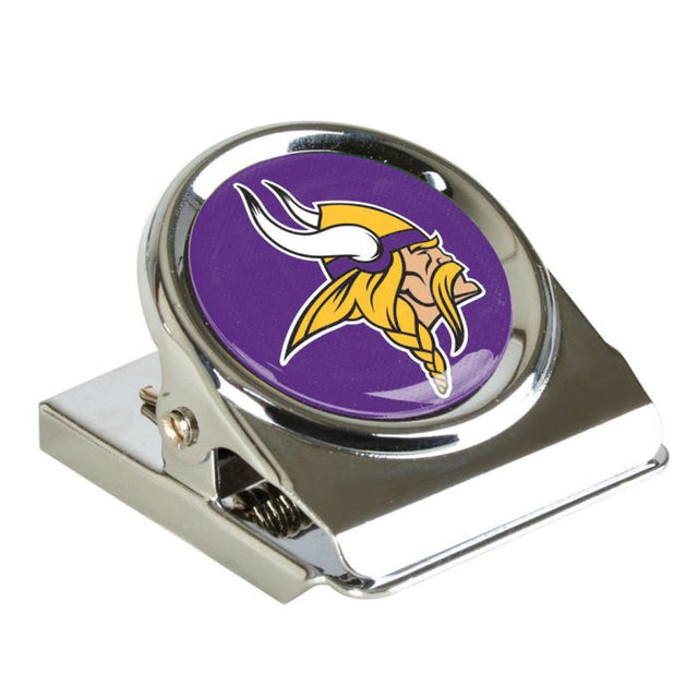 Minnesota Vikings Metal Magnet Clip