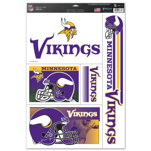 Minnesota Vikings Multi Use Decal 11" x 17"