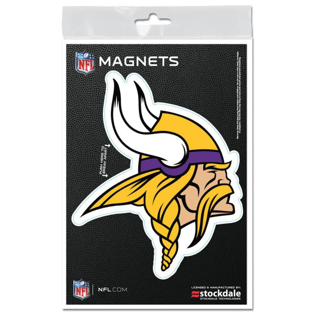 Imanes para exteriores de Minnesota Vikings de 3" x 5"