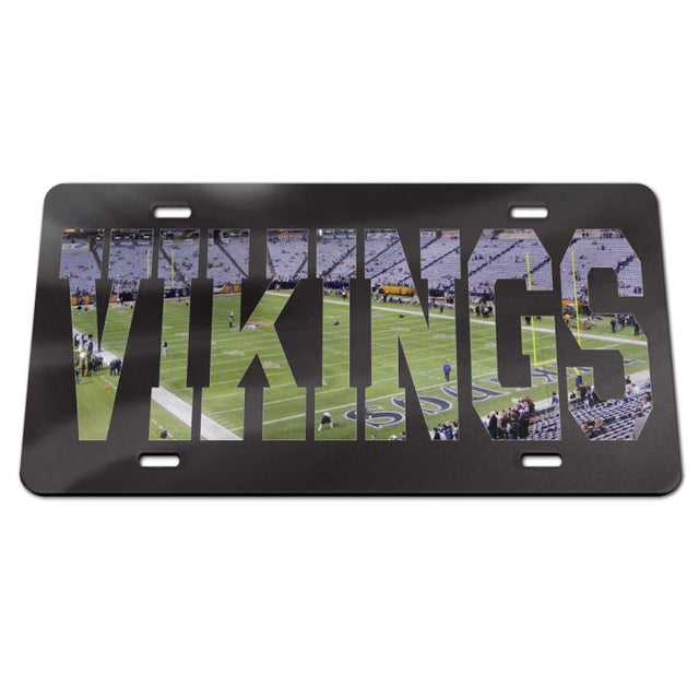 Minnesota Vikings STADIUM Specialty Acrylic License Plate