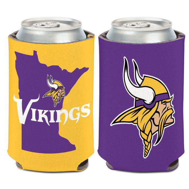 Minnesota Vikings STATE SHAPE Can Cooler 12 oz.