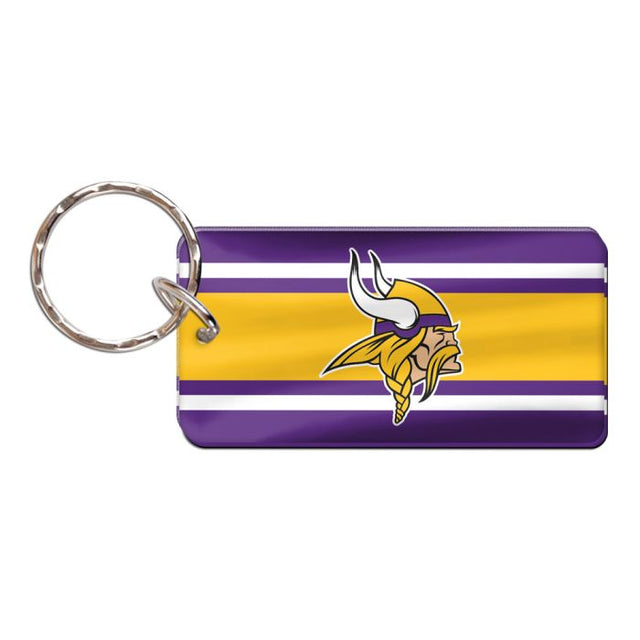 Minnesota Vikings STRIPES Keychain Rectangle