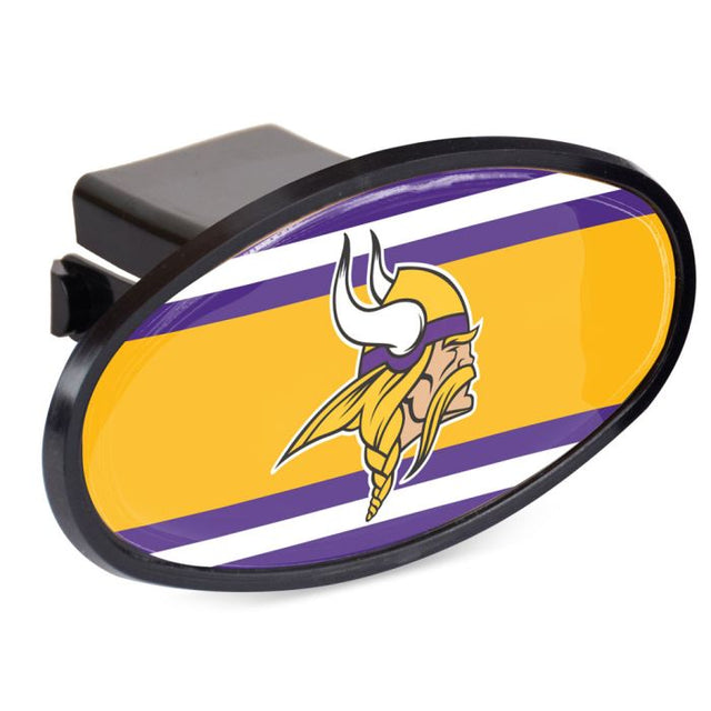 Minnesota Vikings STRIPES Oval 2" Hitch Receiver