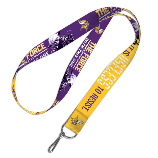 Minnesota Vikings / Star Wars Yoda &amp; Vader Lanyard 1"