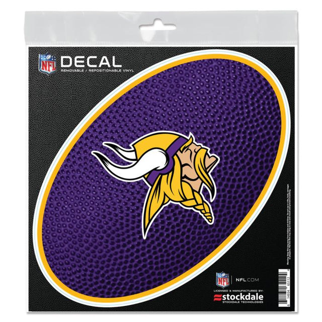 Calcomanía para todas las superficies TEAMBALL de Minnesota Vikings, 6" x 6"