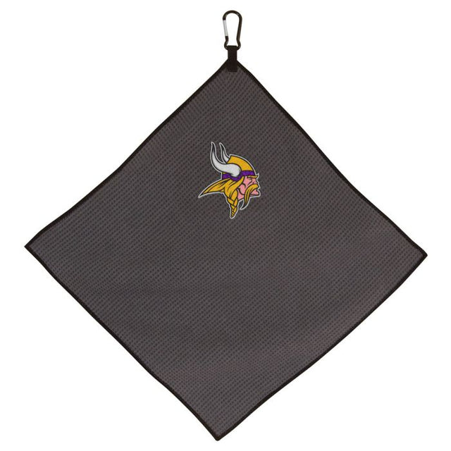 Toalla de microfibra gris de Minnesota Vikings, 15 x 15 pulgadas