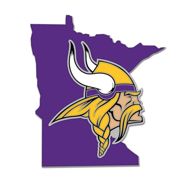 Minnesota Vikings state Collector Enamel Pin Jewelry Card