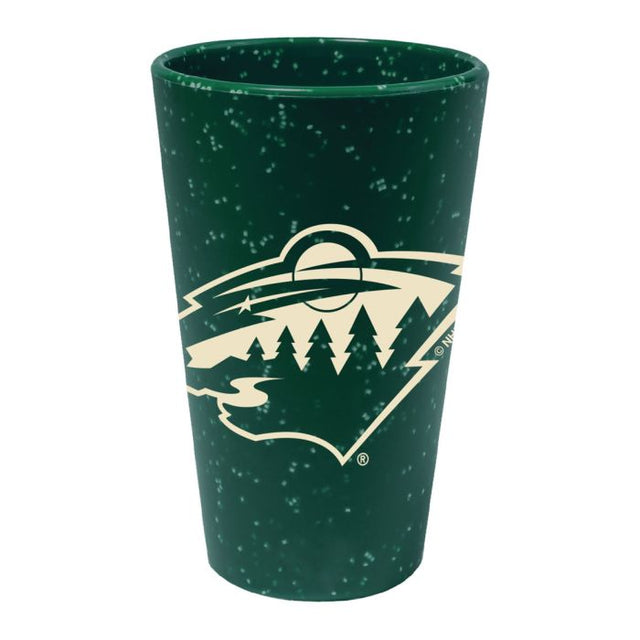 Vaso de pinta de silicona de 16 oz de Minnesota Wild