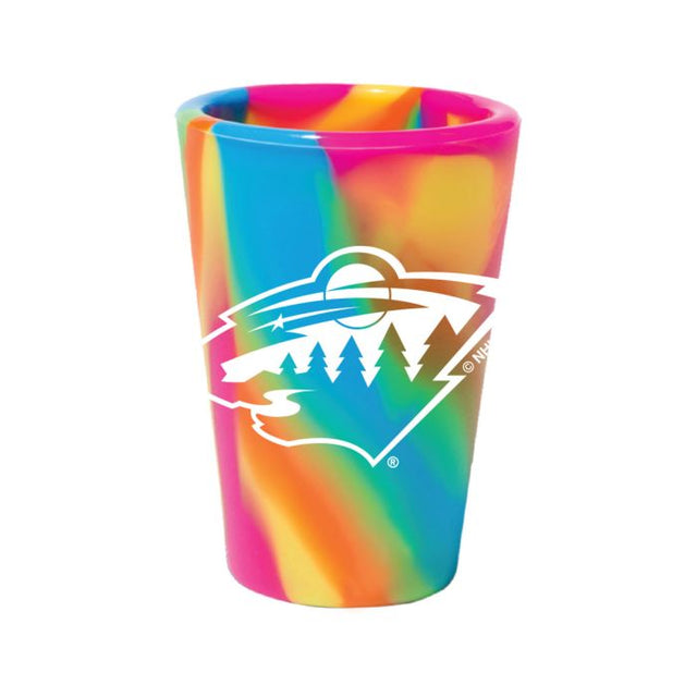 Vaso de chupito de silicona de 1,5 oz de Minnesota Wild