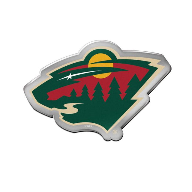 Emblema acrílico para automóvil de Minnesota Wild