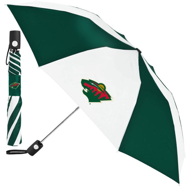 Paraguas plegable automático Minnesota Wild