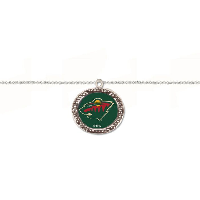 Minnesota Wild Bracelet w/Charm Jewelry Carded