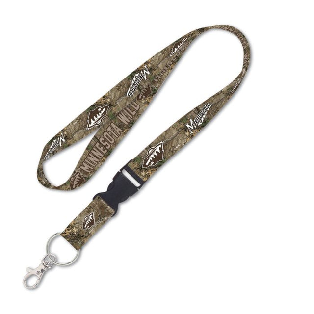 Minnesota Wild / Camo Lanyard w/detachable buckle 1"