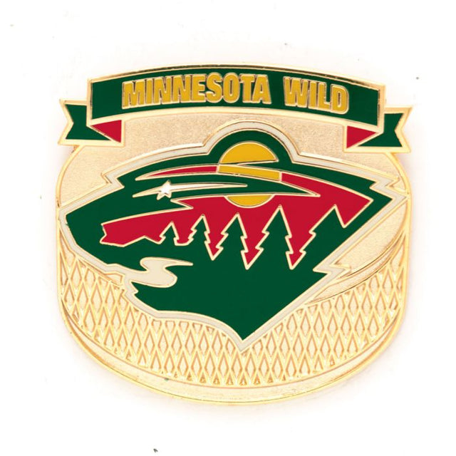 Tarjeta de joyería con pin de colección de Minnesota Wild