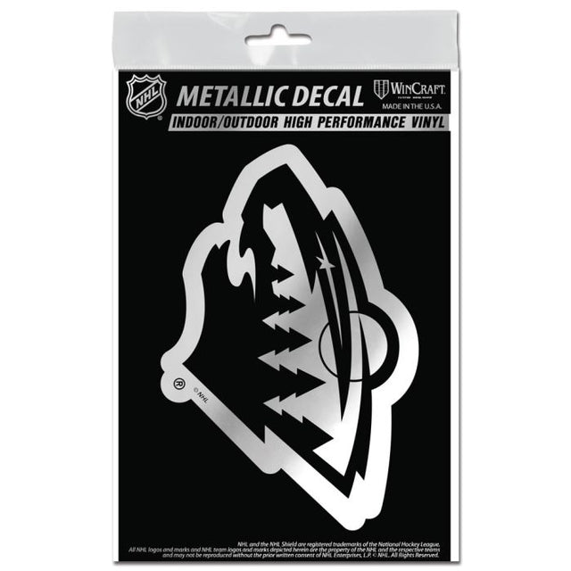 Minnesota Wild Decal Metallic 3" x 5"