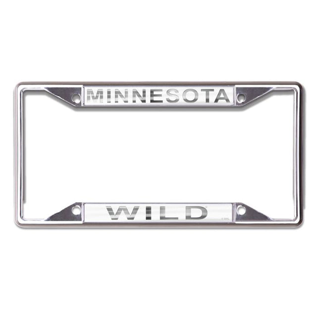 Minnesota Wild FROST Lic Plt Frame S/S Printed