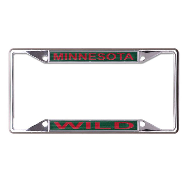 Marco de licencia Minnesota Wild GLITTER Plt de manga corta con estampado