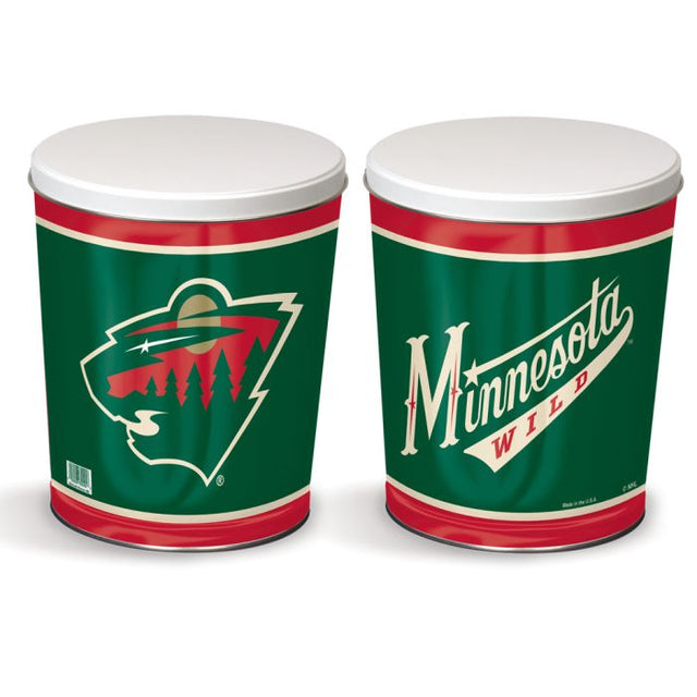 Lata cónica de regalo Minnesota Wild de 3 galones