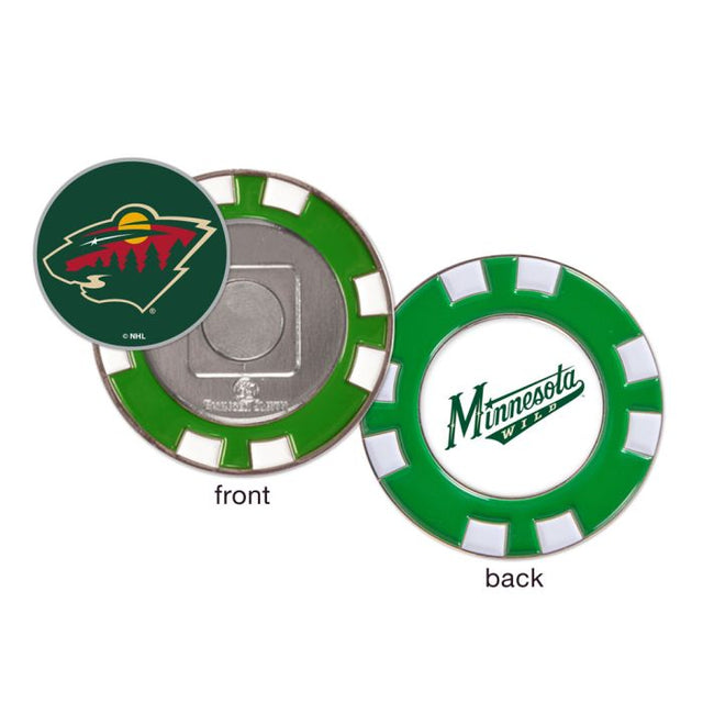 Minnesota Wild Golf Poker Chip Marker