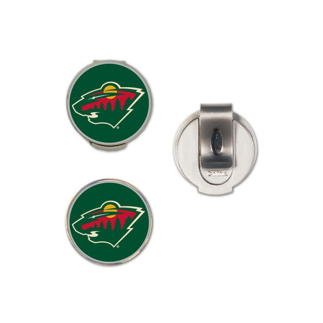 Minnesota Wild Hat Clip w/2 Markers, clamshell