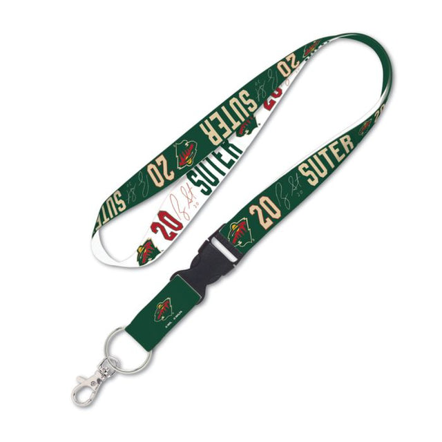 Minnesota Wild Lanyard w/detachable buckle 1" Ryan Suter