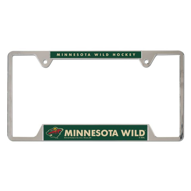 Minnesota Wild Metal License Plate Frame