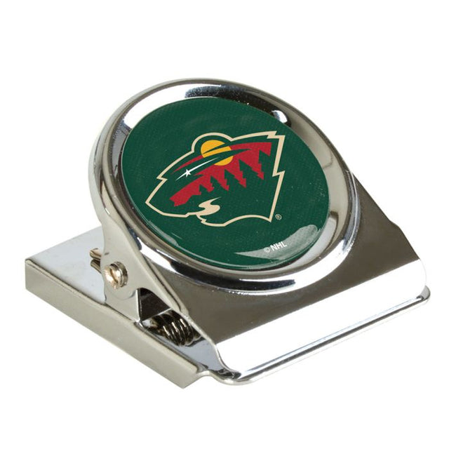 Minnesota Wild Metal Magnet Clip