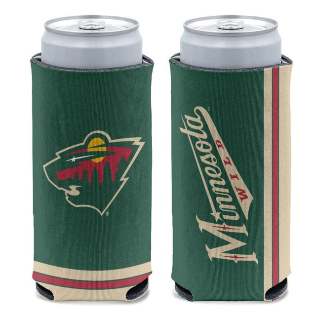 Refrigerador de latas delgado de 12 oz Minnesota Wild PRIMARY