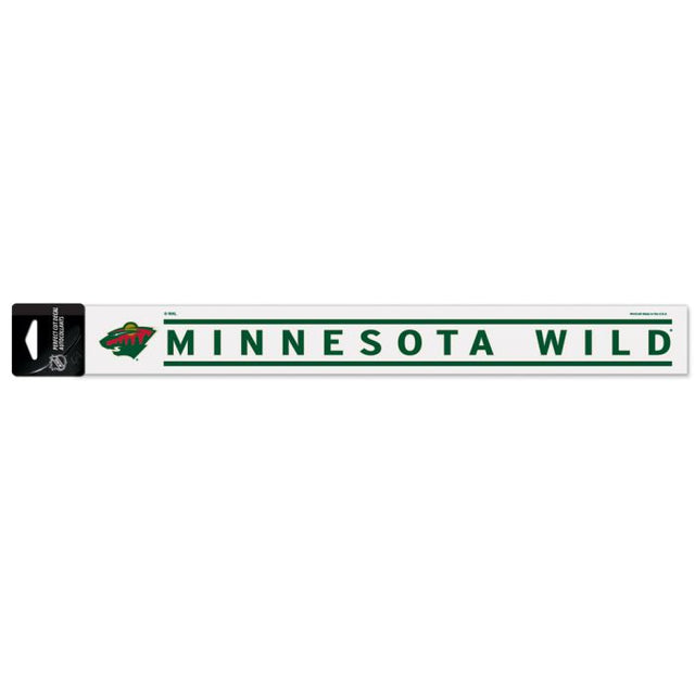 Calcomanías de Minnesota Wild Perfect Cut de 2" x 17"