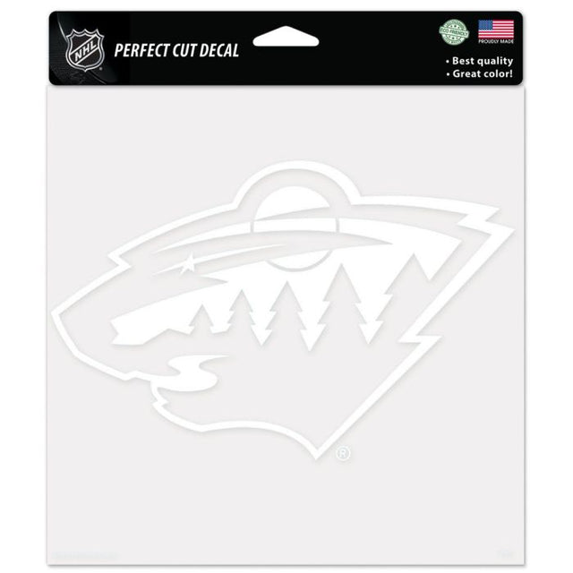 Calcomanías de Minnesota Wild Perfect Cut de 8" x 8"