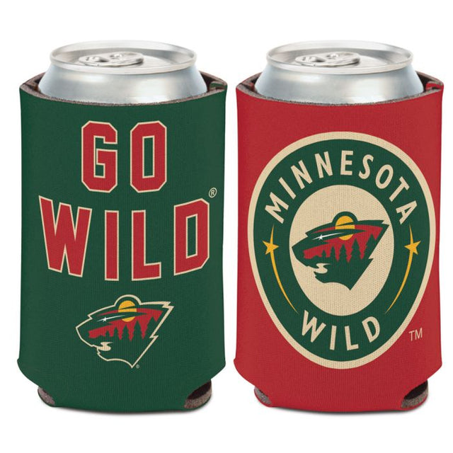 Enfriador de lata Minnesota Wild SLOGAN de 12 oz.