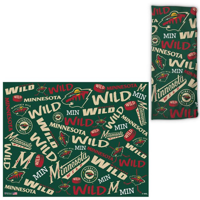 Minnesota Wild Scatter Print Fan Wraps