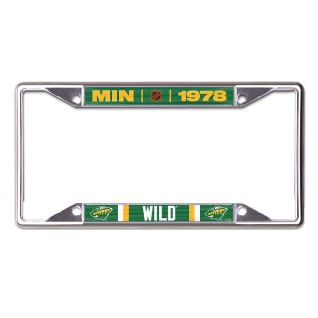 Minnesota Wild Special edition Lic Plt Frame S/S Printed