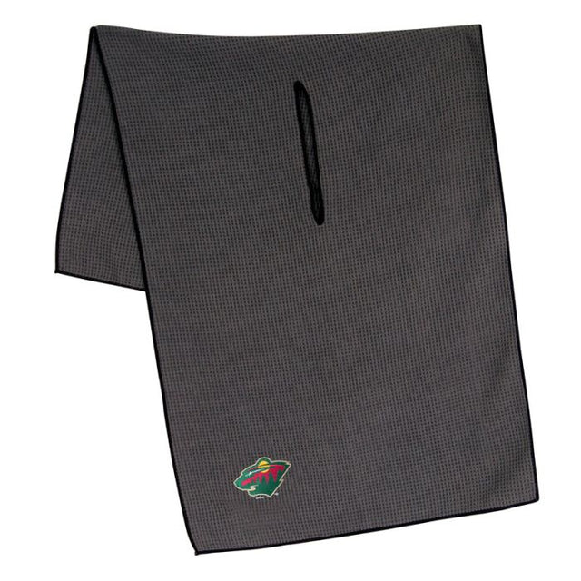 Minnesota Wild Towel - Grey Microfiber 19" x 41"